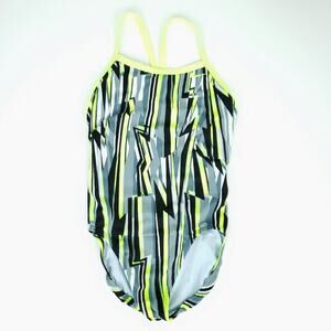 Nike One Piece Swimsuit Competitive Neon, Black 4 Women Yellow White Gray Swim